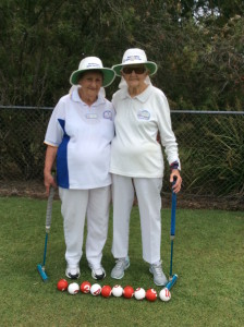 Left, Jessie Lauga and right, Margaret  Gall 