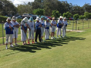 Toowoomba team read to play the Rocky Point team